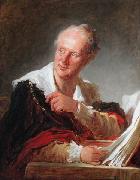 Jean-Honore Fragonard Portrait of Denis Diderot oil painting reproduction